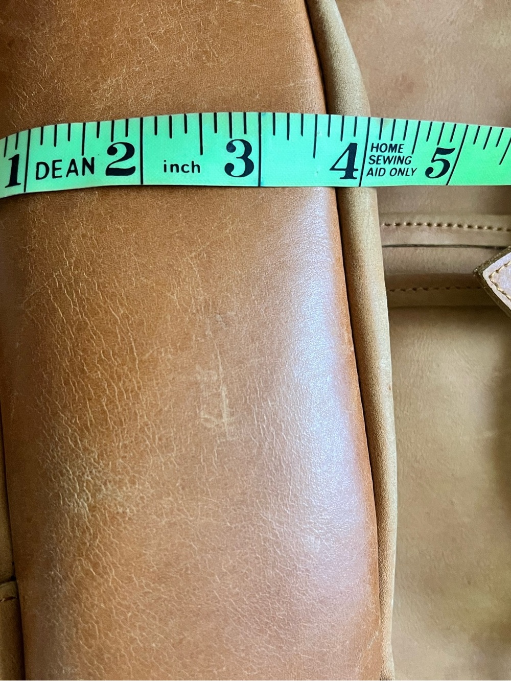 Able Tan Leather Backpack - Picture 6 of 6
